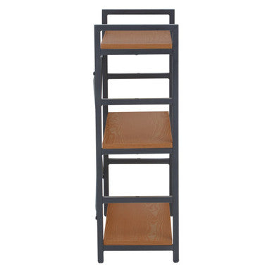 Laxton 3 Tier Wood Finish Shelf Unit