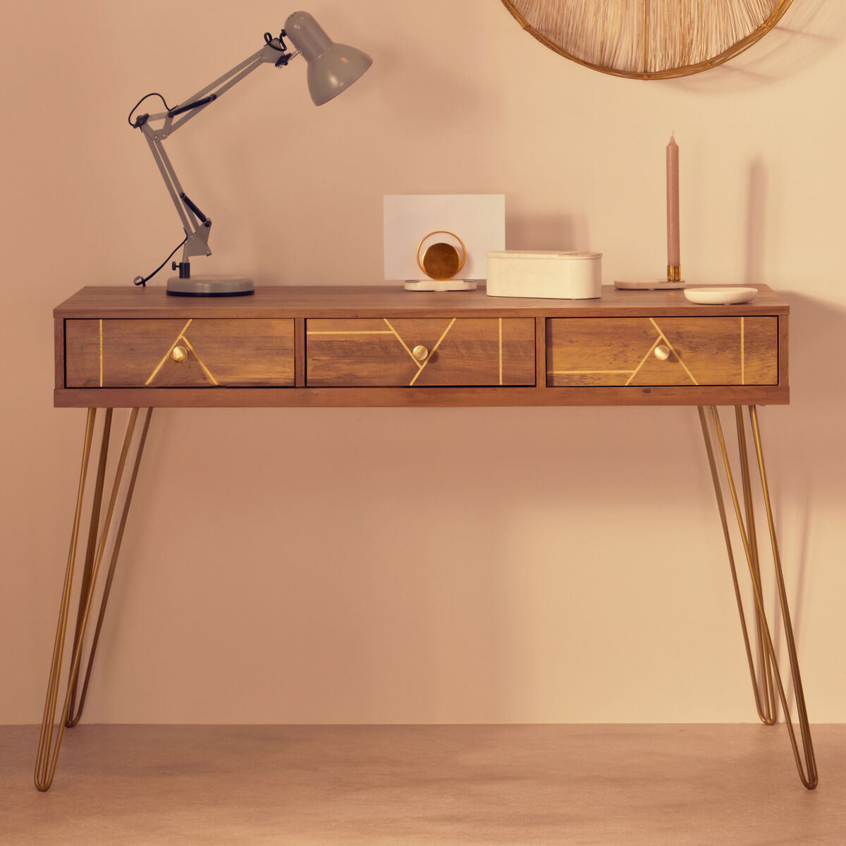 Three Drawer Desk | Flori