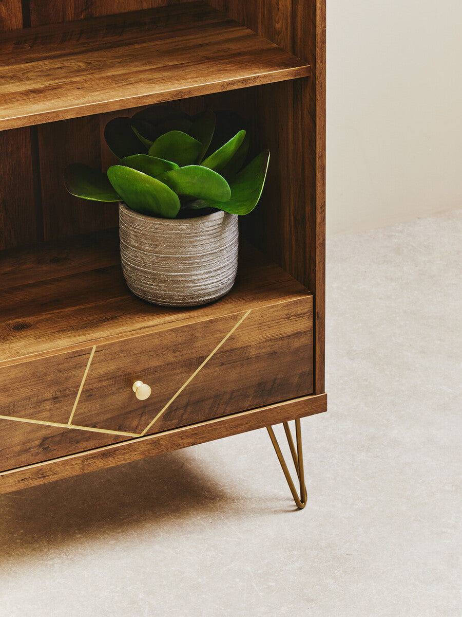 Flori One Drawer and 3 Tier Shelf Unit