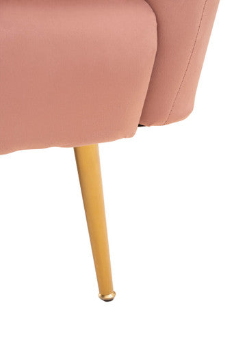 Larissa Pink Velvet Chair