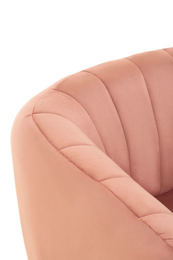 Larissa Pink Velvet Chair