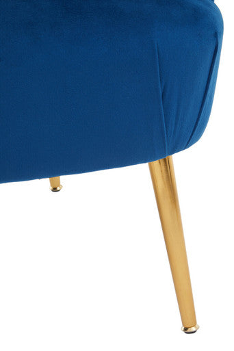 Larissa Blue Velvet Chair