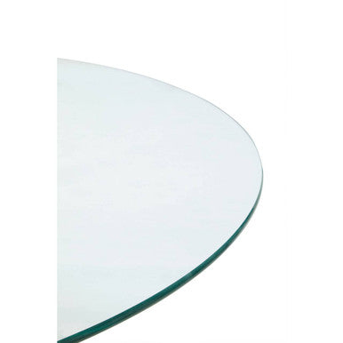 Salford Round Dining Table With Black Metal Legs