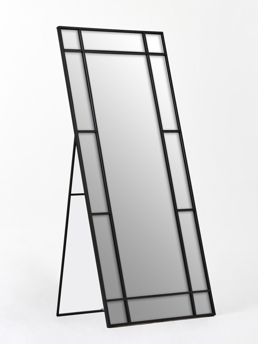 Tiana Floor Standing Mirror Black Frame