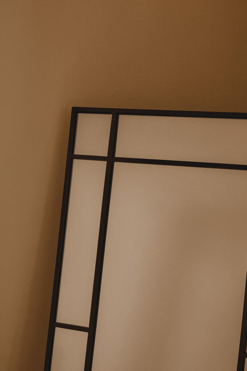 Tiana Floor Standing Mirror Black Frame