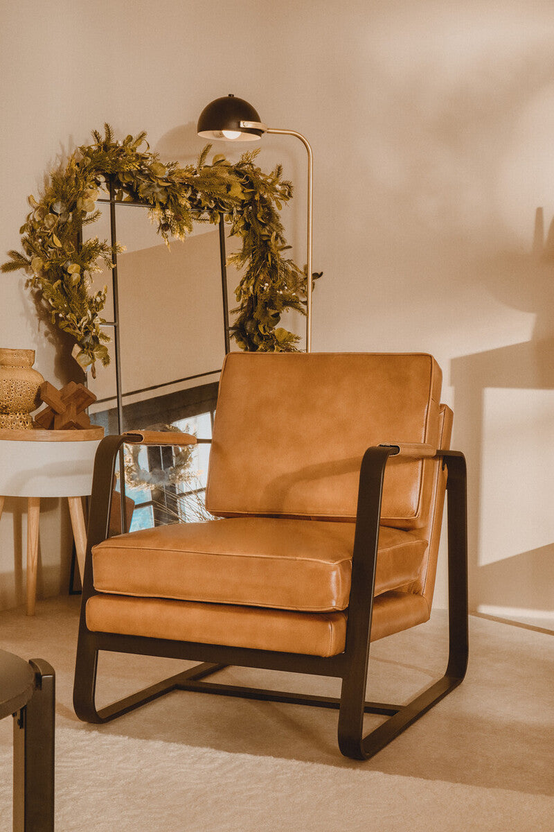 Tiana Floor Standing Mirror Black Frame