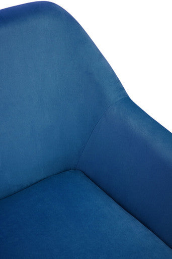 Xander Midnight Velvet Armchair