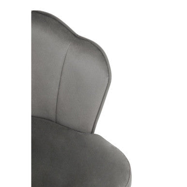 Grey Velvet Dining Chair | Tian