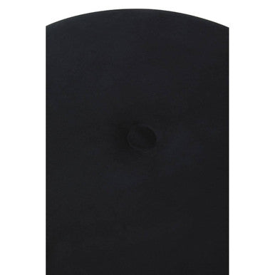 Ivy Black Velvet Stool