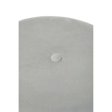Grey Velvet Stool | Ivy