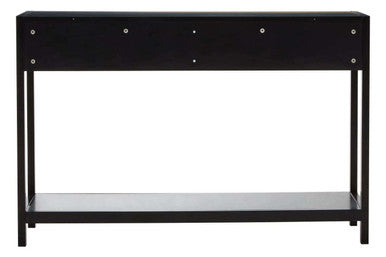 Sherman Black Wood Console Table