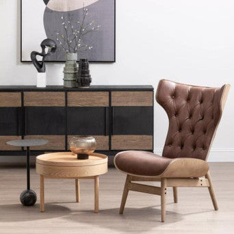 Viborg Revolving Top Side Table