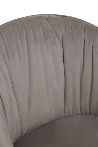 Veneto Mink Velvet Dinner Chair