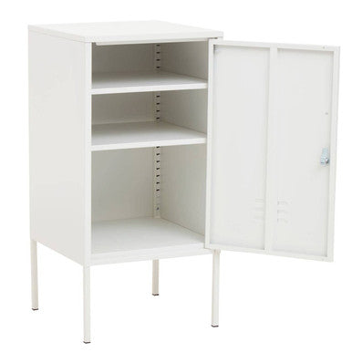 Academy One Door White Cabinet