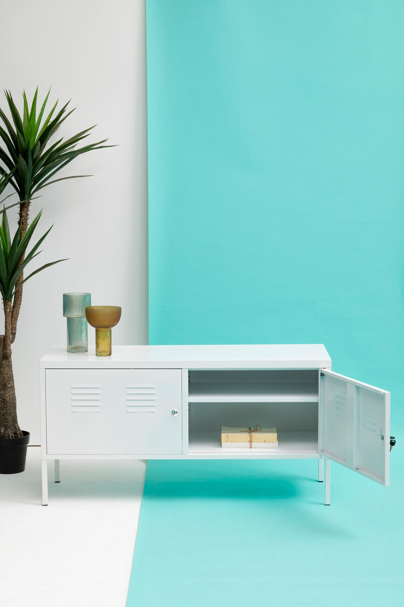 Academy Two Door White Locker Cabinet