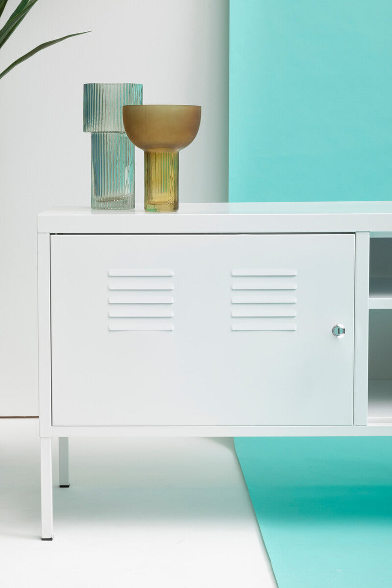 Academy Two Door White Locker Cabinet