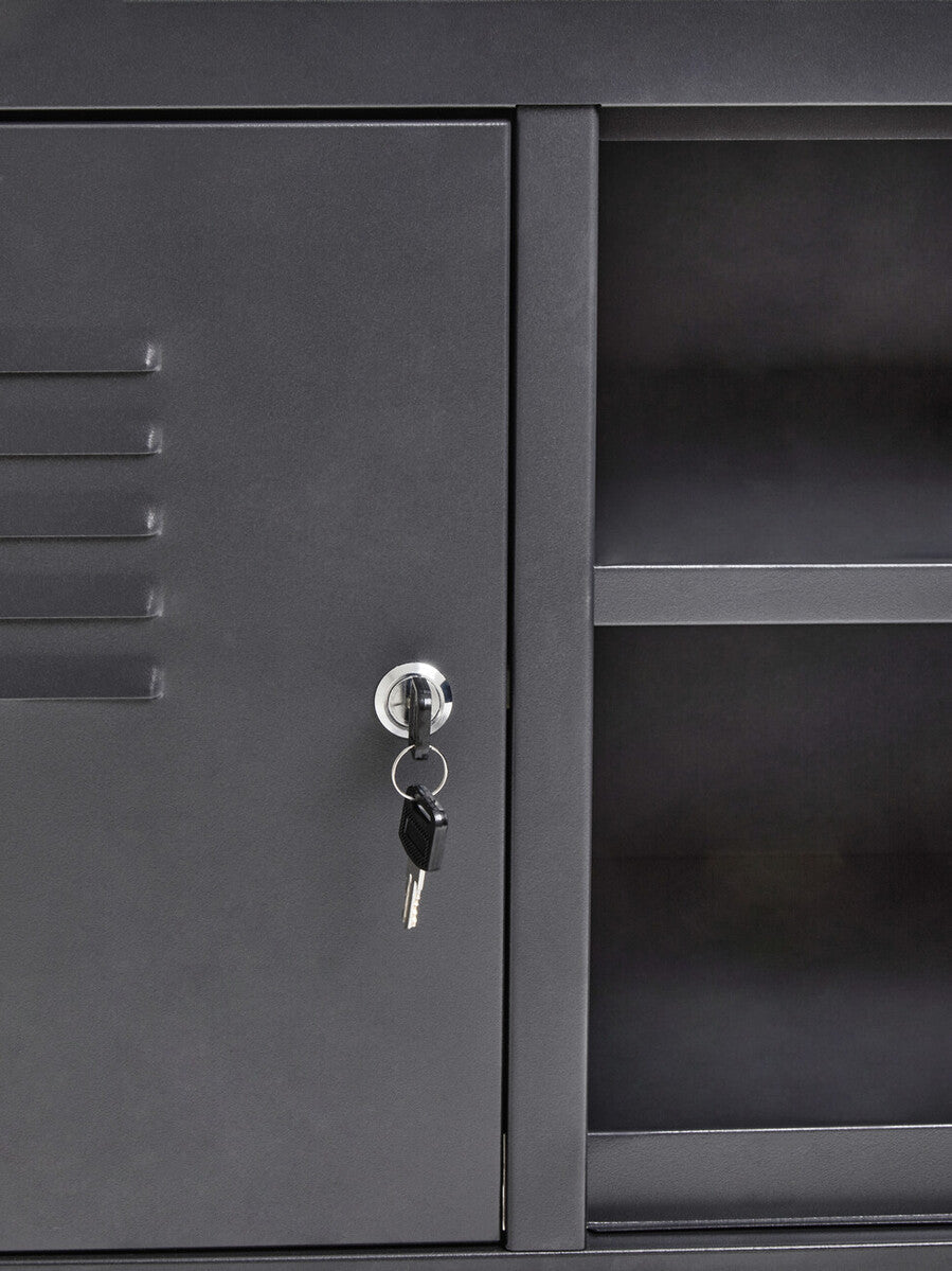 Academy Two Door Grey Locker