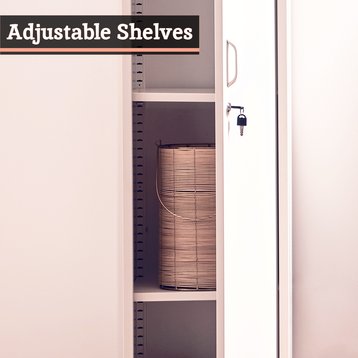 Academy White Tall One Door Locker