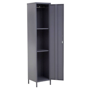 Academy One Door Grey Metal Locker