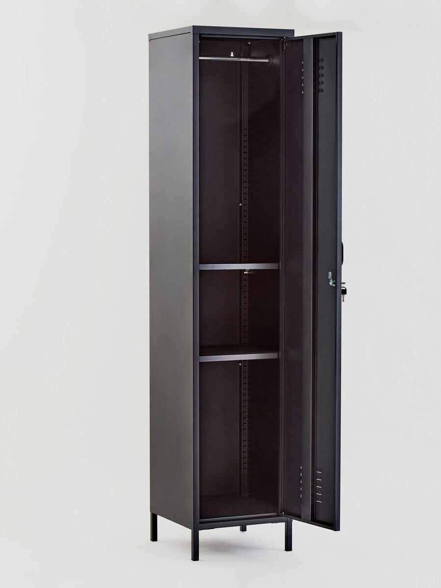 Academy One Door Grey Metal Locker