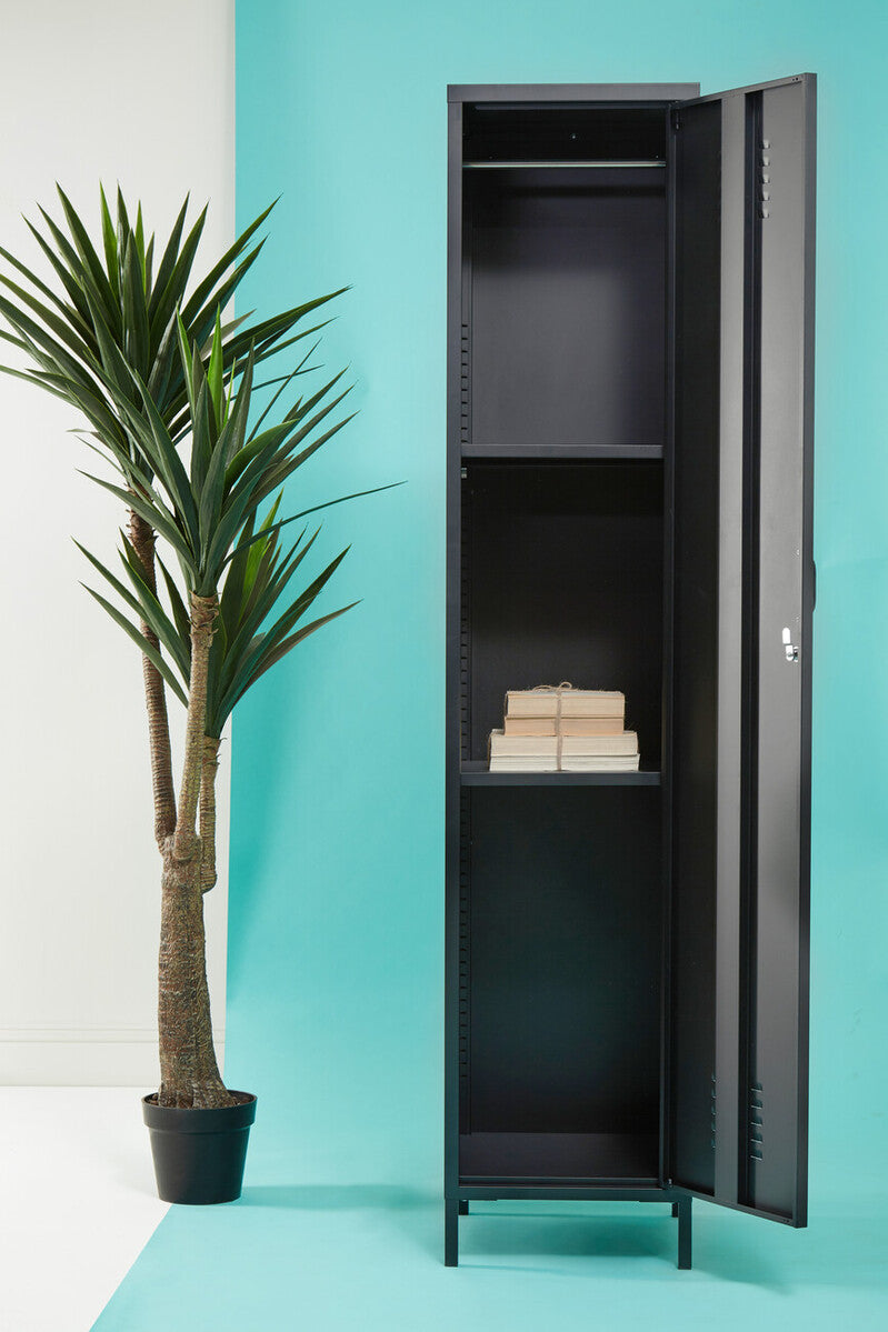 Academy One Door Grey Metal Locker