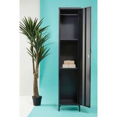 Academy One Door Grey Metal Locker