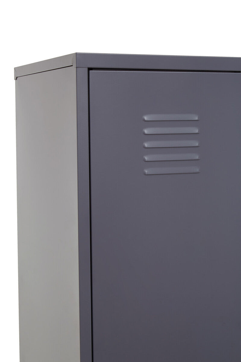 Academy One Door Grey Metal Locker