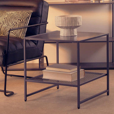 Acero Grey End Table