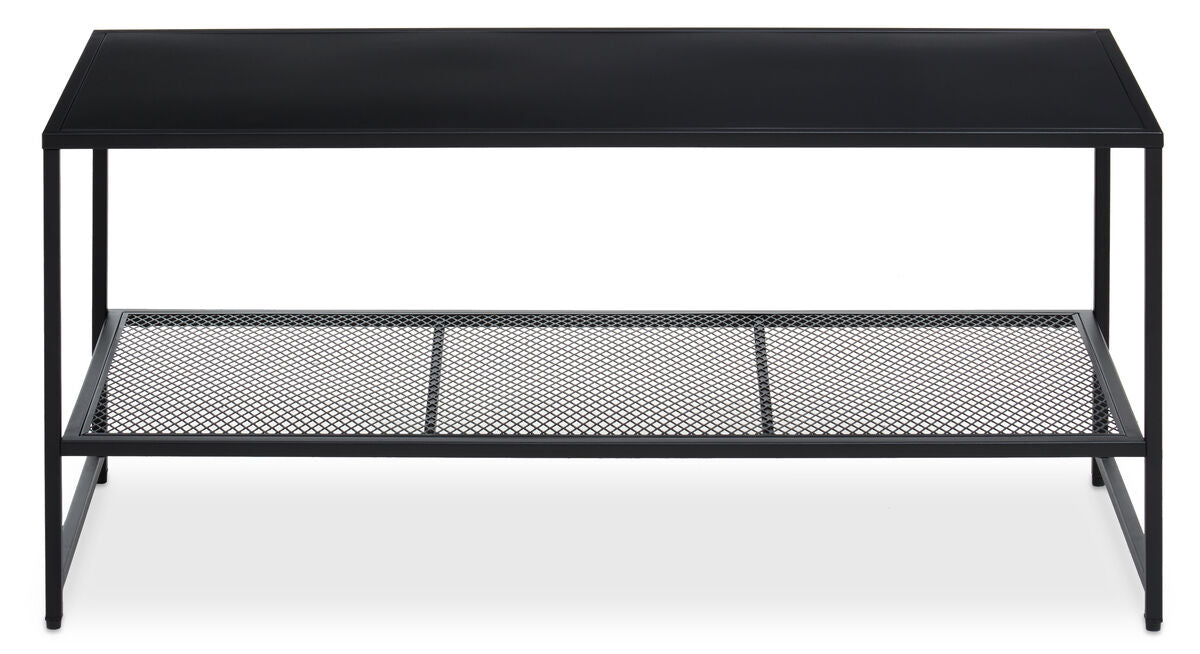 Acero Black Metal Coffee Table
