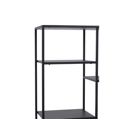 Acero Black Metal Shelf Unit
