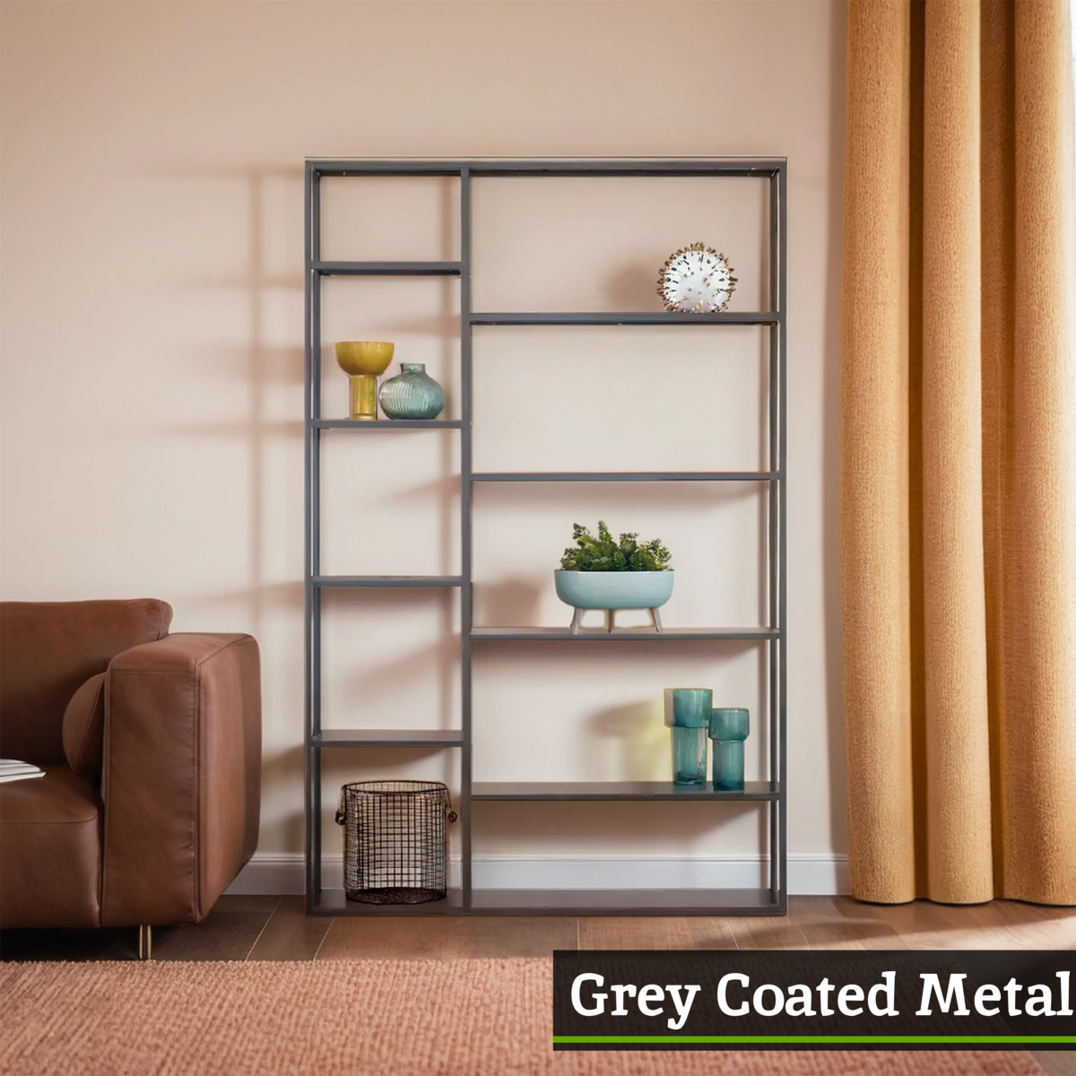 Grey Metal Multi Shelf Unit | Acero