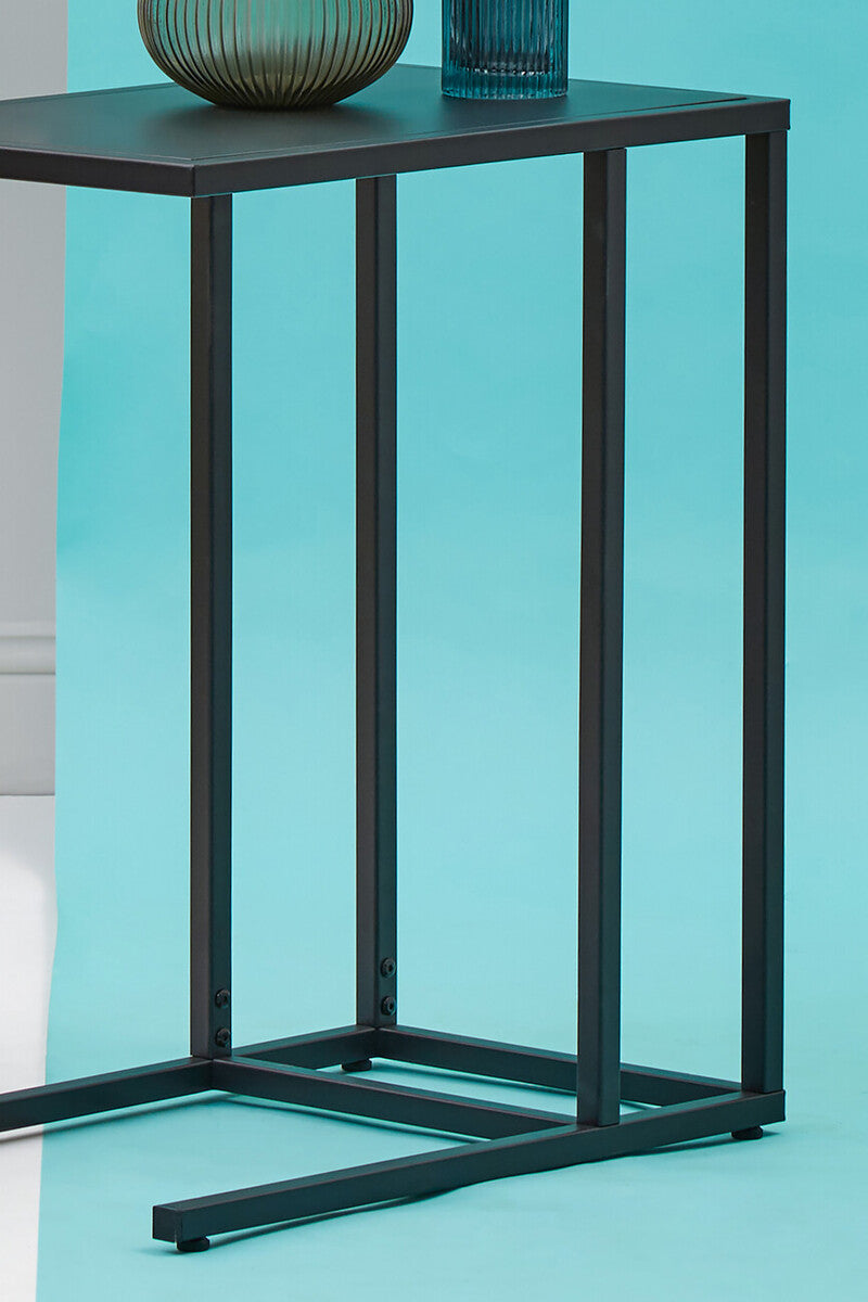 Acero Black Side Table