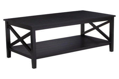 Heritage Black Wood Coffee Table