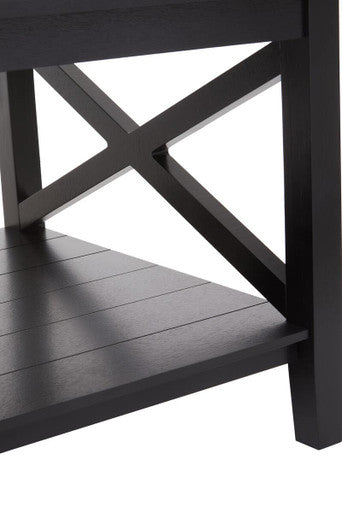 Heritage Black Wood Coffee Table