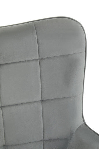 Grey Velvet Chair | Stockholm
