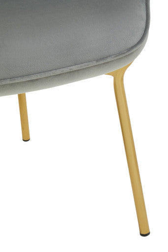 Grey Velvet Chair | Stockholm