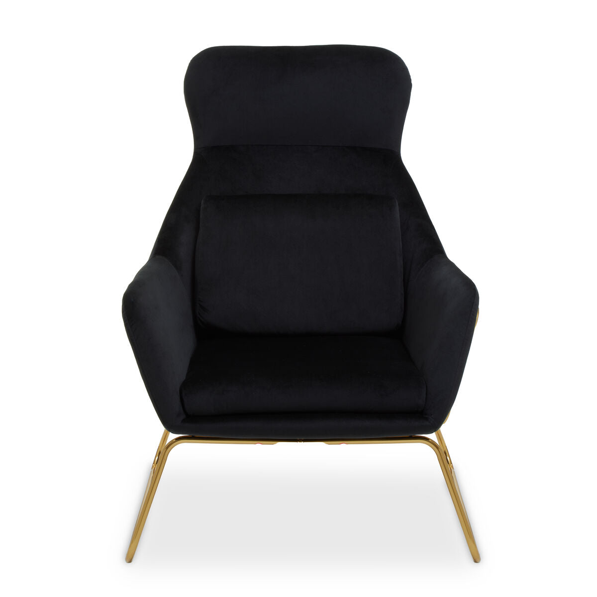 Stockholm Black Velvet Armchair