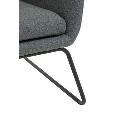 Stockholm Grey Fabric Chair