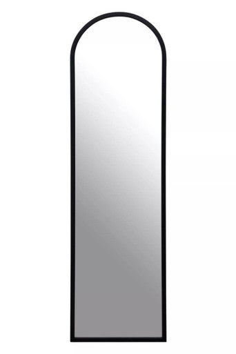 Avento Black Floor Mirror