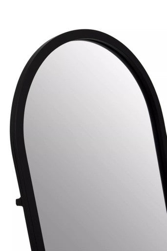 Avento Black Floor Mirror