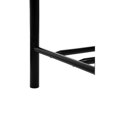 Bandar Natural Rope And Black Wood Small Bench