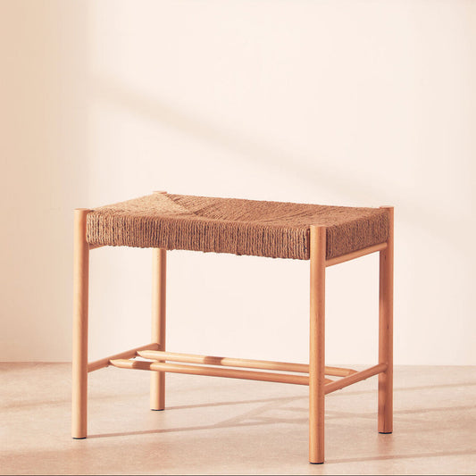Bandar Natural Rope Weave Small Bench