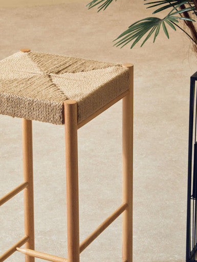 Bandar Natural Rope Weave Bar Stool