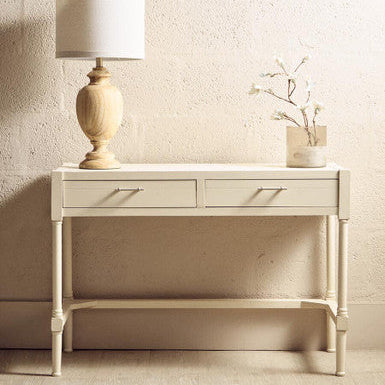 Heritage Two Drawer Ivory Desk