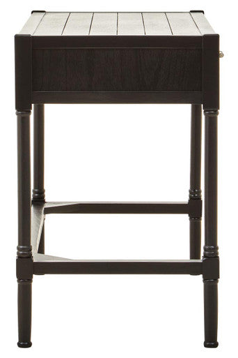 Heritage Two Drawer Black Finish Desk