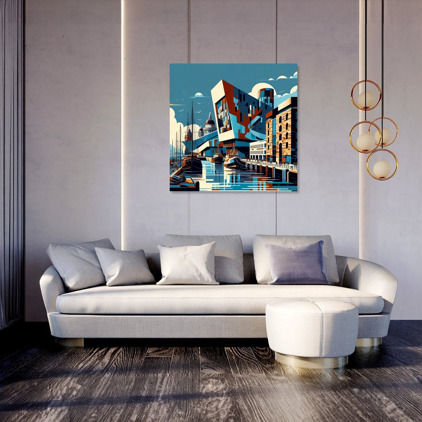 Liverpool Merseyside Maritime Modernism Canvas