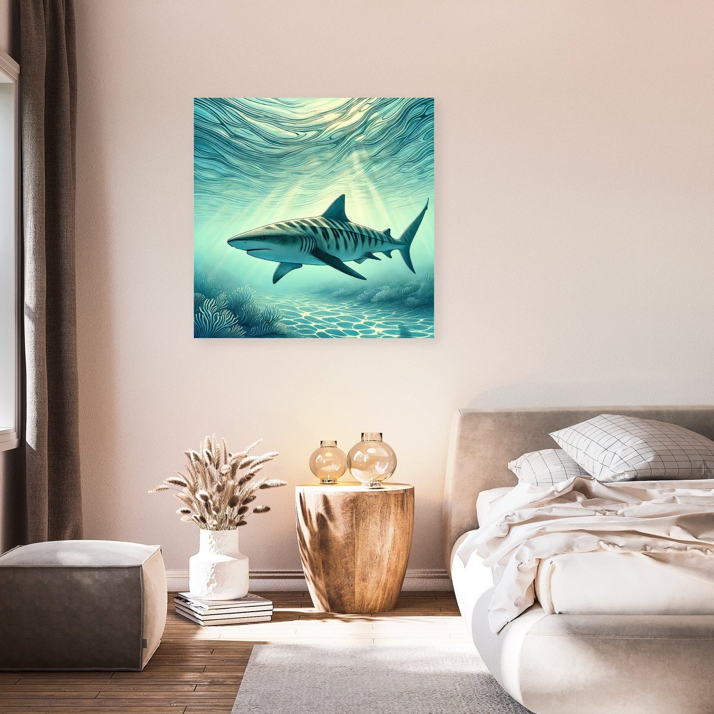 Zebra Shark Serenity Canvas