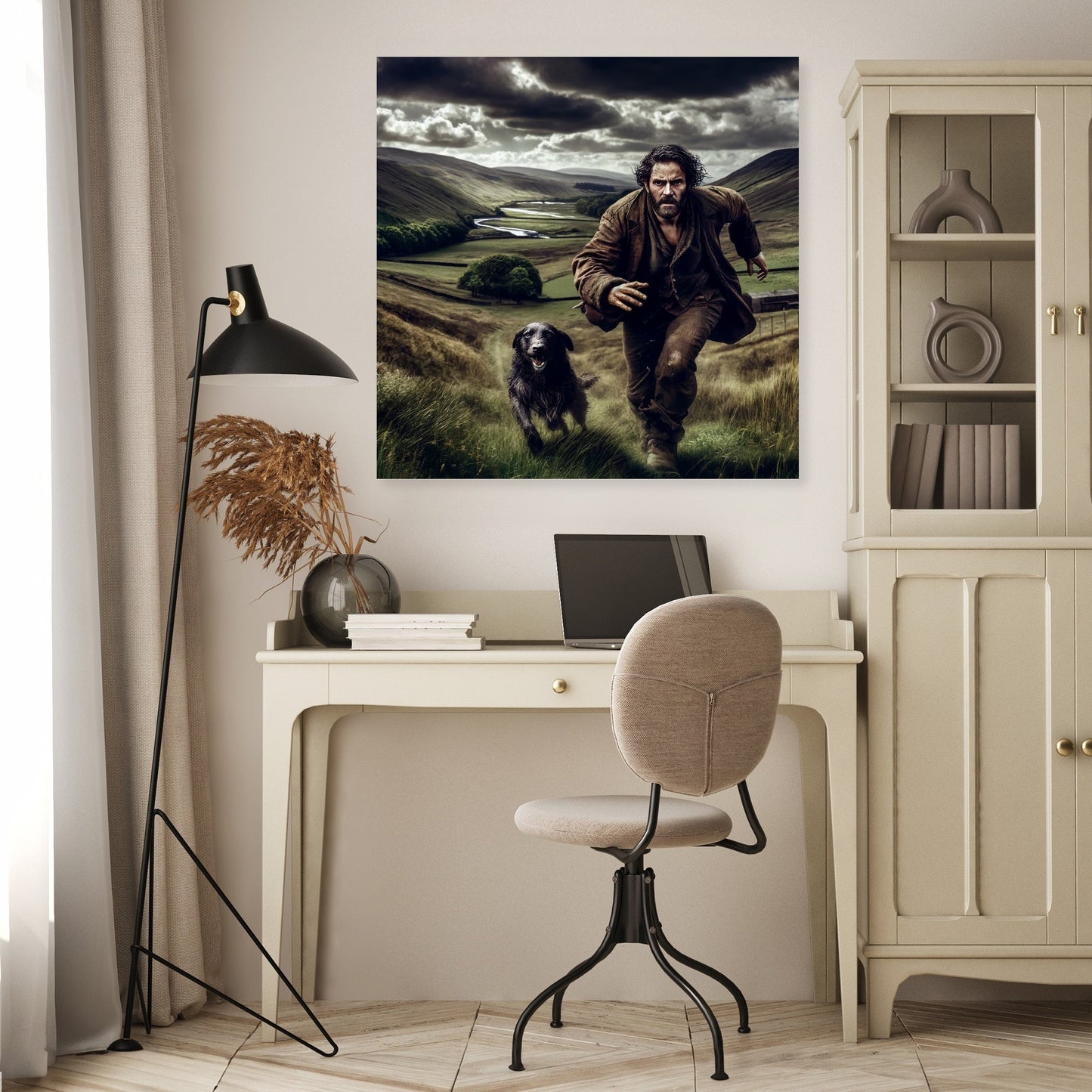 Fugitive's Flight Canvas