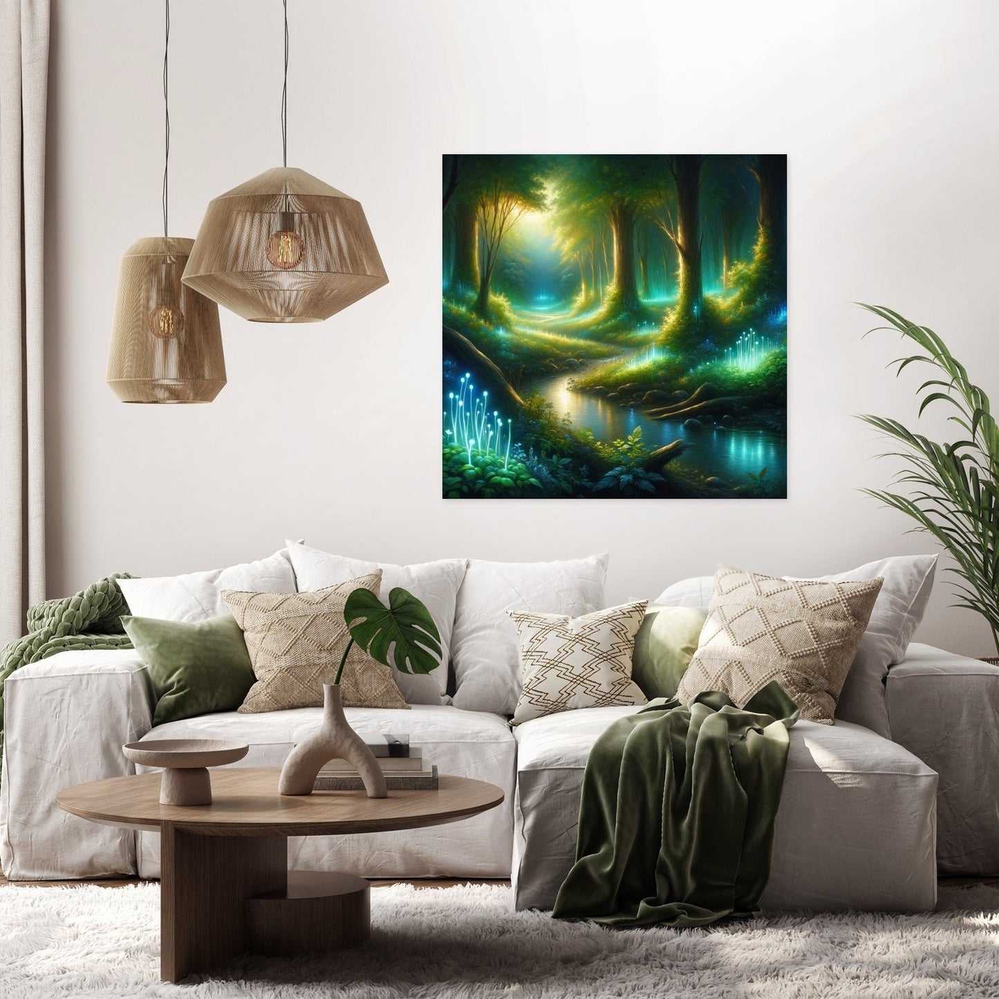 Enchanted Glade Forest Canvas