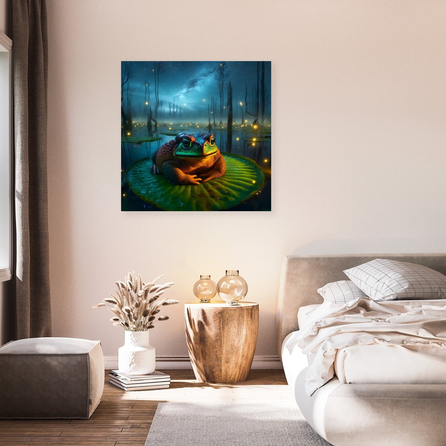 Giant Toad of the Enchanted Marsh Canvas